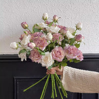 Vintage Faux Rose Bouquet for Home Decor