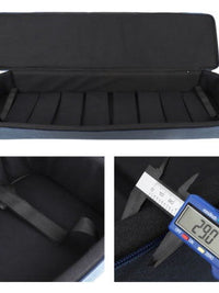 88-Key Digital Piano Bag Thickened Shockproof with Wheels for MOXF8 MX88 MODX8 FP90 Models