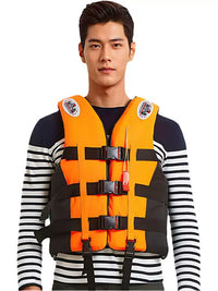 Adult & Child Life Vest High Buoyancy Thickened Portable for Swimming Fishing Boating