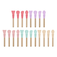 Premium Silicone Makeup Brush Set for Face, Eyes, and Brows - Portable Beauty Tool Kit