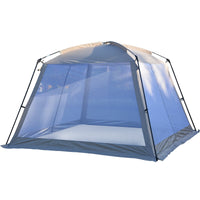 Portable Outdoor Gazebo with Mosquito Netting for Patio, Beach, Picnic, and BBQ