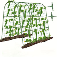 Garden Trellis for Climbing Plants, Arch Support for Cucumber, Tomato, Pea, Gourd, and Vine Fruits