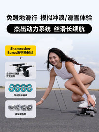 DBH Eurus Land Surf Skateboard for Kids & Adults, Spring PU Bracket, No Pushing Required