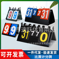 Multi-Sport Flip Scoreboard for Table Tennis, Basketball, Soccer, and Billiards
