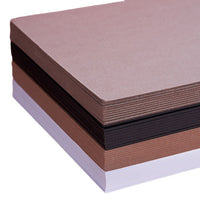 Wholesale Cardboard A4 A3 A2 Craft Mat Black White Kraft Paperboard Divider Cardboard Shell Gift Box Modeling