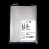 Clear PE Plastic Flat Open Top Bags for Packaging