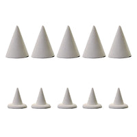 Ceramic Kiln Firing Support Set - Conical Alumina Refractory Pegs for Pottery