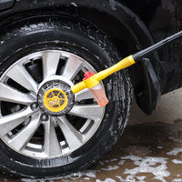 Rotating Chenille Car Wash Mop with Telescopic Handle and Water Flow