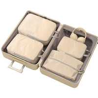 4-Piece Travel Compression Packing Cubes Set for Luggage Organization
