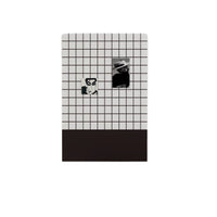 Black and White Minimalist Felt Board, 3D Cork Board Photo Wall for Kids Room Decor