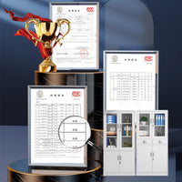 Steel Filing Cabinet with Drawers for Office Documents and Storage