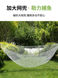 Moon Net Fishing Cast Net Shrimp Trap Hand Net with Steel or Lead Sinkers