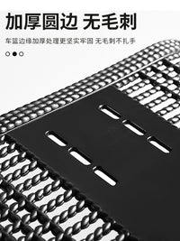 Bicycle Front Basket Woven Plastic Bike Basket for Electric Bikes