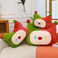 Cute Clown Plush Pillow Doll for Sleeping and Cuddling, Cotton Stuffed Toy, Birthday Gift