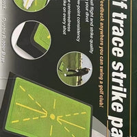 Golf Hitting Mat Swing Trajectory Practice Pad Set for Indoor Outdoor Training