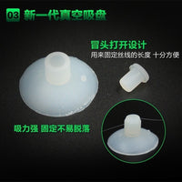 Artificial Jellyfish Aquarium Ornament Silicone Floating Decoration for Fish Tank