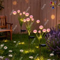 Solar Powered LED Ball String Lights Outdoor Waterproof Garden Lawn Decorative Night Light