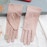 Summer UV Protection Touchscreen Cotton Gloves for Driving & Outdoor Activities