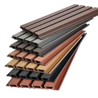 WPC Wood Plastic Composite Outdoor Wall Panel Garden Fence Anti-Corrosion Grille Board