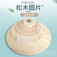 Pine Wood Slices for DIY Crafts, Coasters, and Tabletop Decor