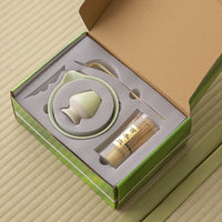 Japanese Matcha Bowl Set with Whisk and Stand, Ceramic Tea Ceremony Kit