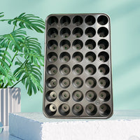 Durable Thickened Seedling Tray with Round Holes for Tree Saplings and Vegetable Planting
