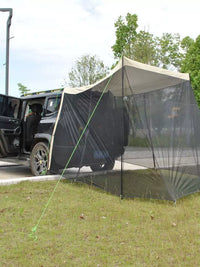 SUV Tailgate Tent with Mosquito Net, Sunshade, and Rain Protection