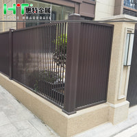 Chinese Style Aluminum Alloy Courtyard Railing Villa Balcony Fence Community Wall Guardrail Architectural Profile