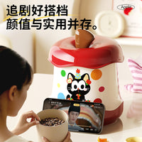 Dopamine Desktop Mini Trash Can with Lid, Cute Creative Waste Bin for Dorm and Office