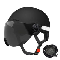 Electric Scooter Helmet for Men and Women, Summer Half-Face Motorcycle Helmet with Visor