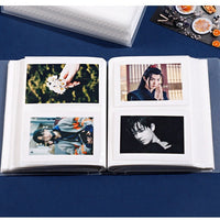 PP Frosted Transparent Photo Album for Instant Photos, Cards, Train Tickets & Postcards, Waterproof & Durable