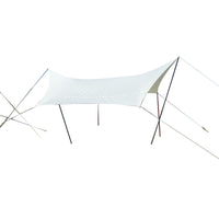 Hexagonal Camping Tarp Shelter - Waterproof & UV Protection for Outdoor Picnics & Recreation