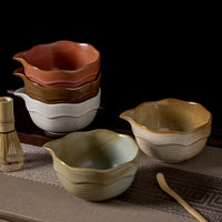 Vintage Japanese Style Ceramic Matcha Bowl for Tea and Snacks