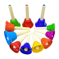 8-Note Hand Bell Set Orff Percussion Instrument for Kids Early Music Education