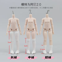 BJD Doll Elastic JK Calf Socks for OB11 Dolls