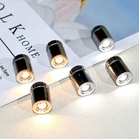 Miniature LED Spotlight for Dollhouse & DIY Models - Warm, White, Yellow, Red Light Options