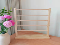 Multi-Layer Tape and Thread Organizer Rack for Craft Display and Storage