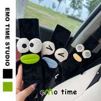 Cute Shiba Inu Car Seat Belt Shoulder Pads, Anti-Wear Vehicle Safety Belt Covers