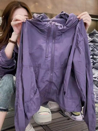 Women's Lightweight UV Protection Hoodie Jacket for Summer