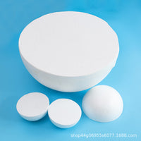 Polystyrene Foam Half-Sphere for DIY Crafts and Art Projects
