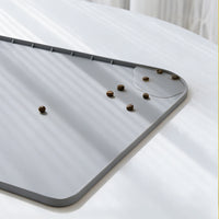 Multi-Size Silicone Cat Litter Mat Waterproof Non-Slip Pet Feeding Mat Easy Clean Splash-Proof