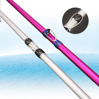 Telescopic Raft Fishing Rod Set with Sensitive Tip for Freshwater and Saltwater