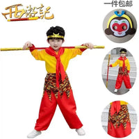 Kids Monkey King Costume Set for Halloween & Stage Performances