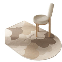 Luxury Flannel Office Chair Mat for Hardwood Floors, Easy-Clean Desk Chair Protector for Study, Gaming, and Vanity