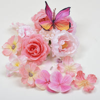 DIY Hanfu Hairpin Flower Material Kit for Photography and Crafting