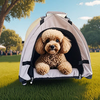 Portable Pet Tent Outdoor Sun Shelter for Dogs and Cats, Foldable Camping Pet House