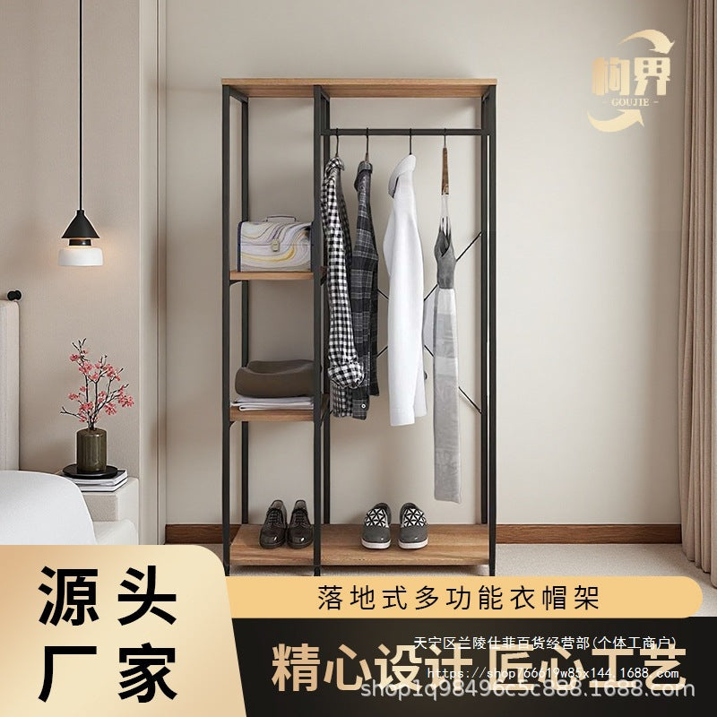 Multi-functional Hall Tree with Shoe Rack and Storage Shelves for Entryway and Bedroom
