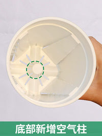 Tall Transparent Orchid & Aroid Pot with Root Control and Breathable Design for Indoor Plants