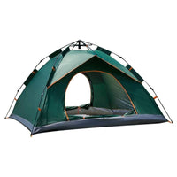 Automatic Pop-Up Camping Tent for 3-4 People, Windproof, Sun Protection, Mosquito Net, Lightweight