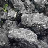 Black Mountain Landscape Rocks for Garden and Landscaping